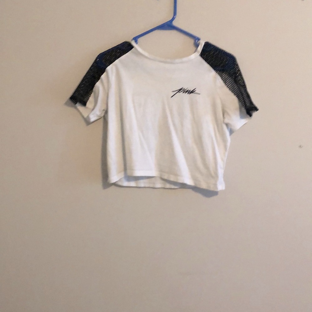 A PINK crop top